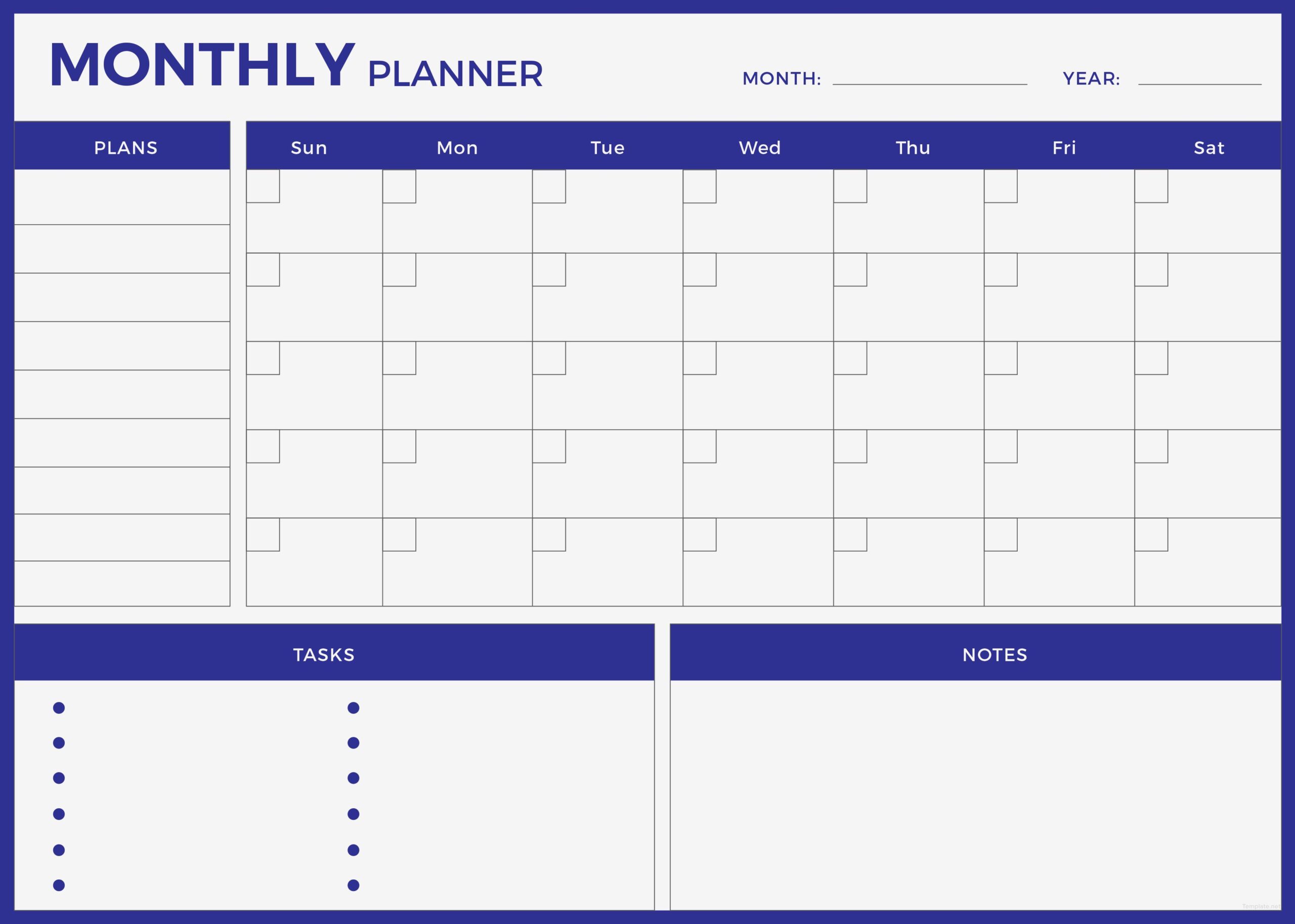 Calendar Planner Template Calendar Planner Template