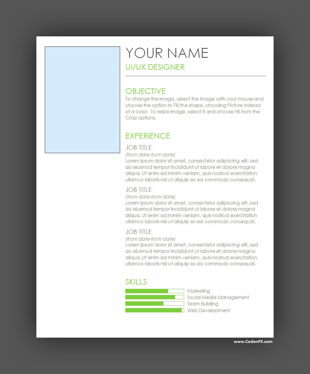 Creative Resume Template