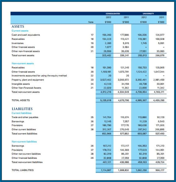 Income Statement Template Sample Income Statement Template Sample