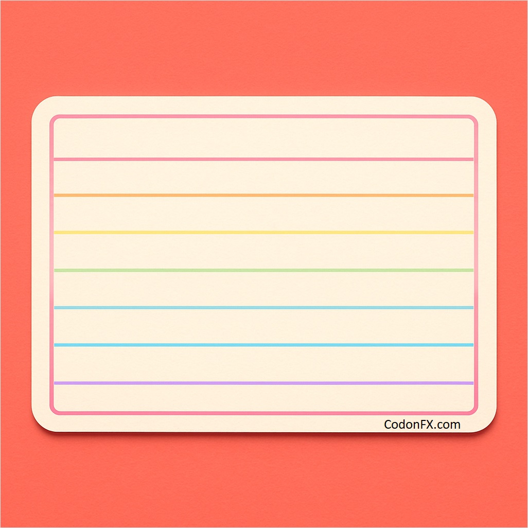 Note Card Template
