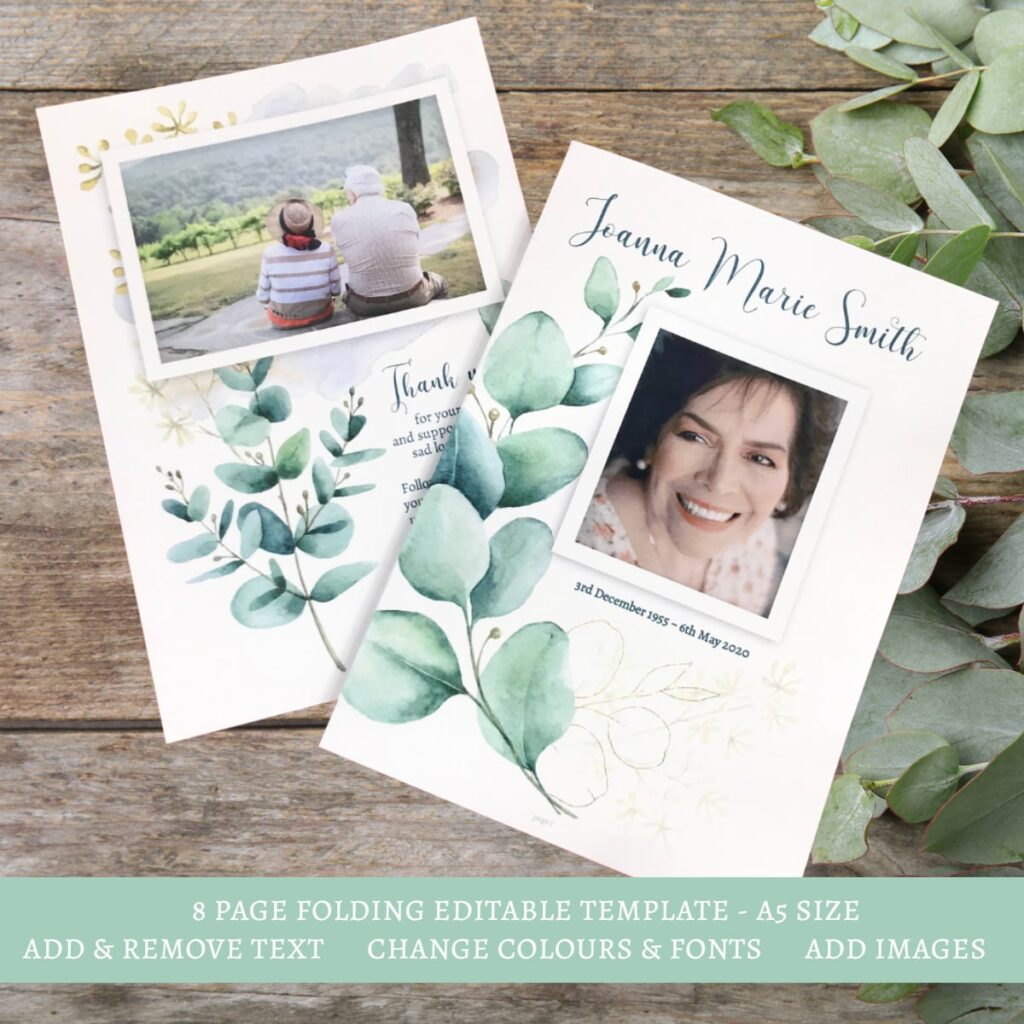 Editable Program Booklet Template (Word)