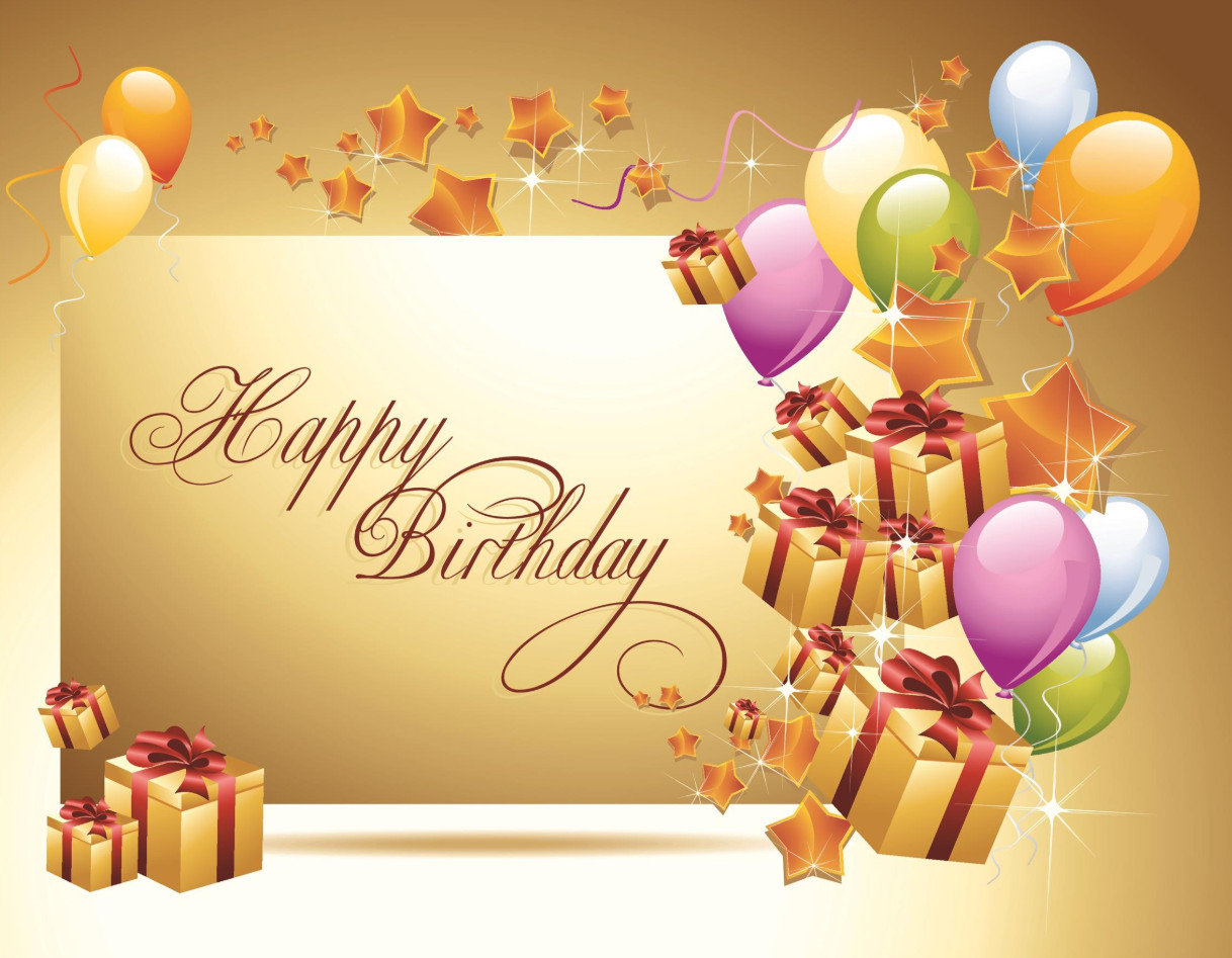 Sample of Birthday Greeting Card Template