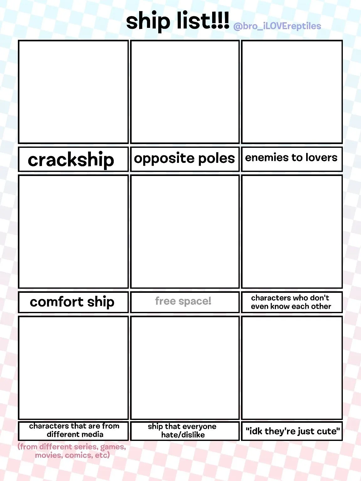 Ship Chart Template Ship Chart Template