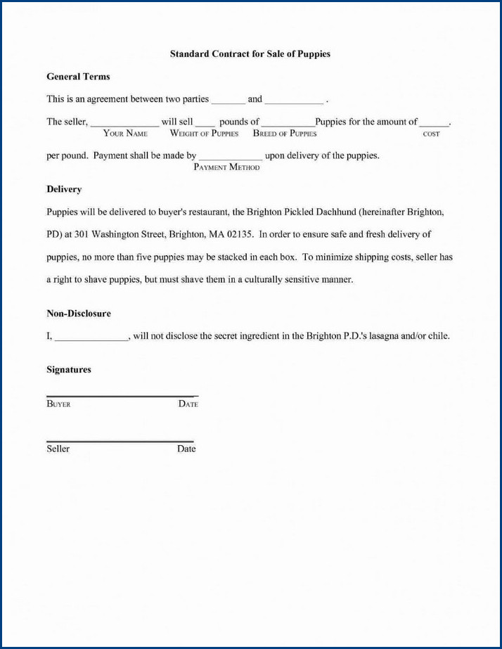 agreement letter template between two parties sample