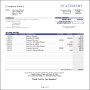 Billing Statement Template Statement template, Invoice template