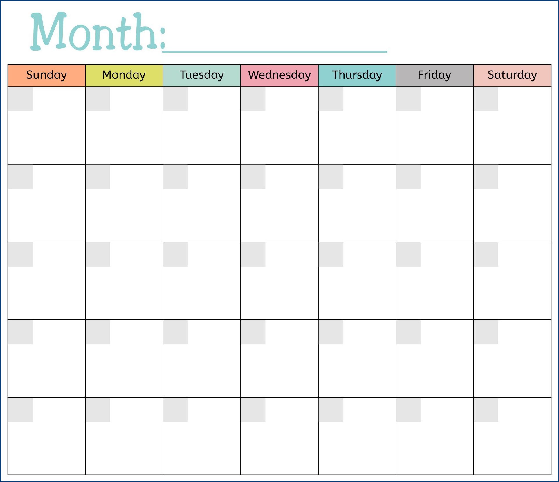 blank monthly calendar template example blank monthly calendar template example