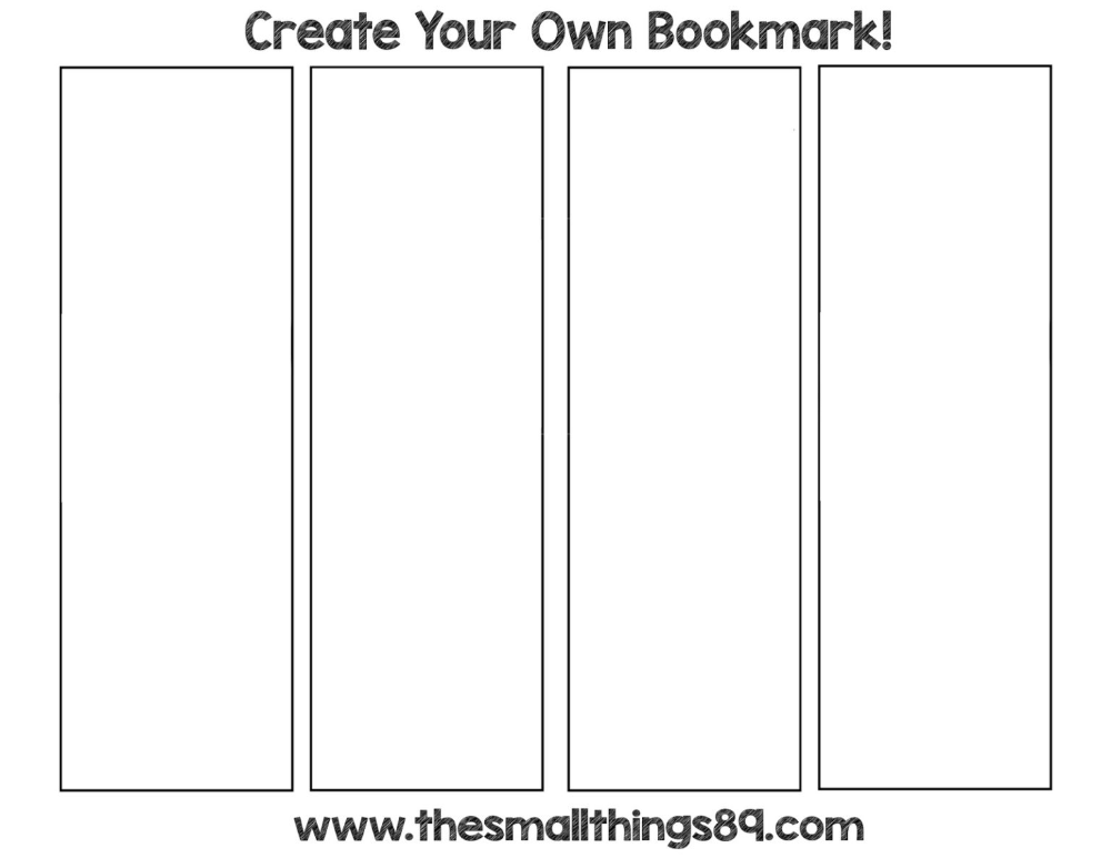 bookmark template free download
