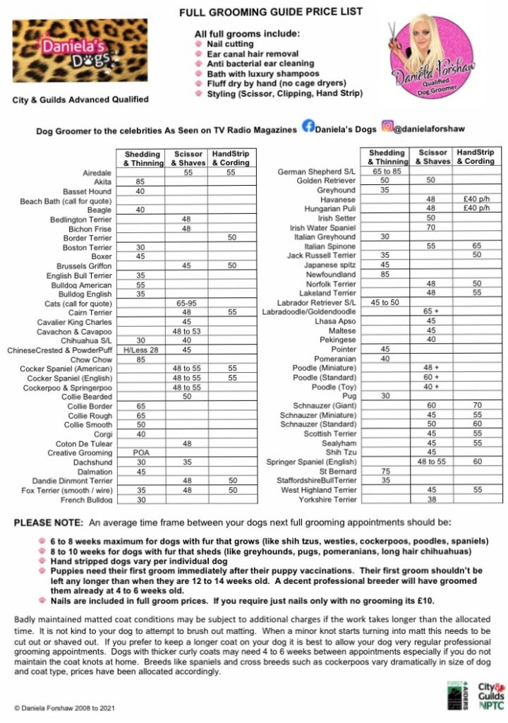 Dog Grooming Price List Template Ready To Use dog-grooming-price-list-template-ready-to-use