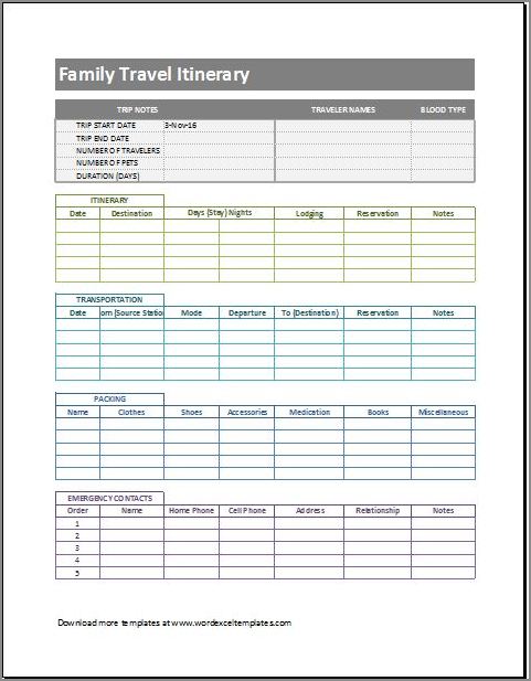 example of 2 weeks travel itinerary template example of 2 weeks travel itinerary template