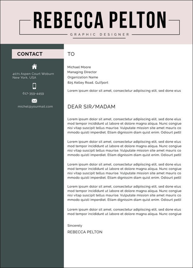 example of graphic design cover letter template