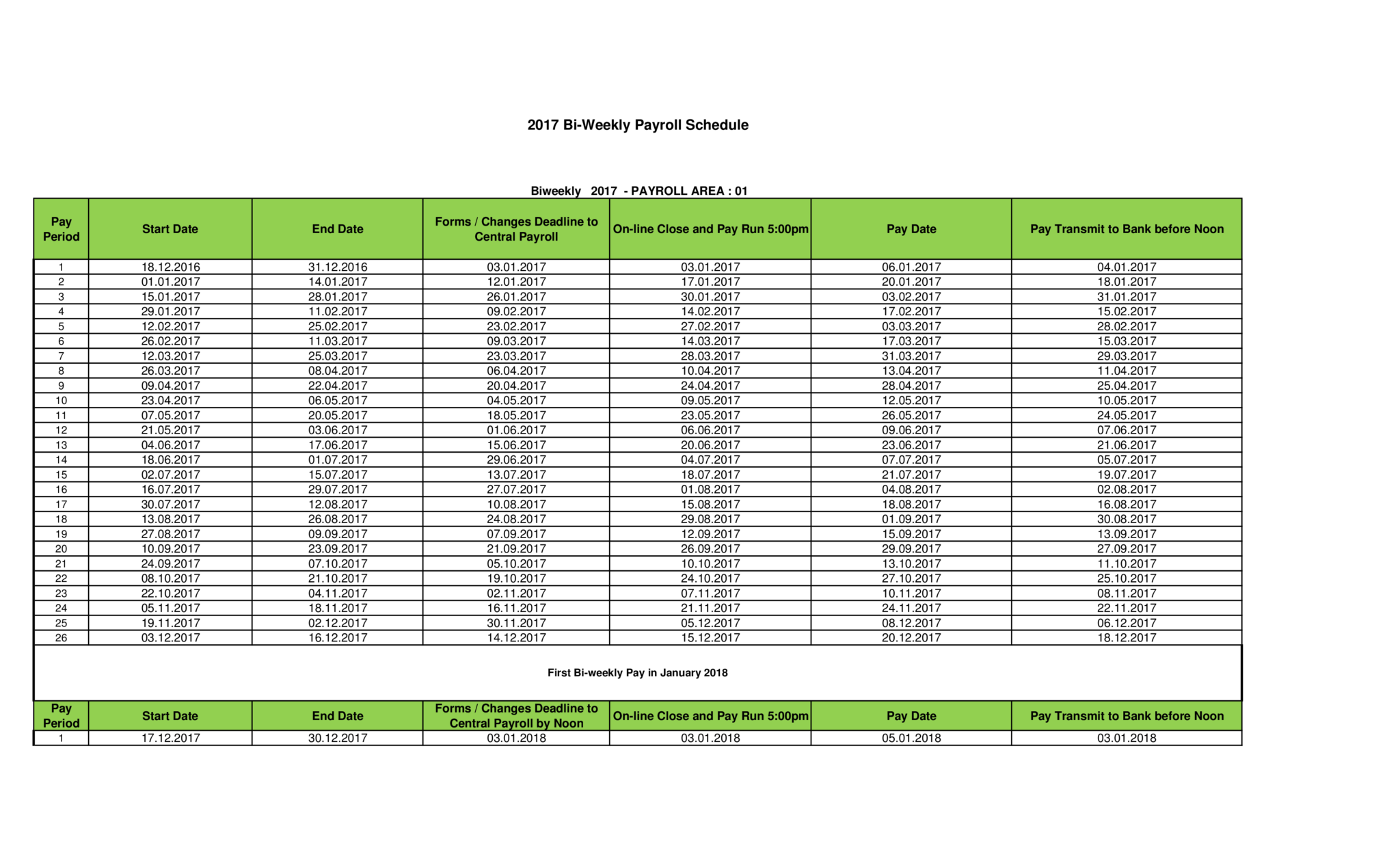 payroll-schedule-template
