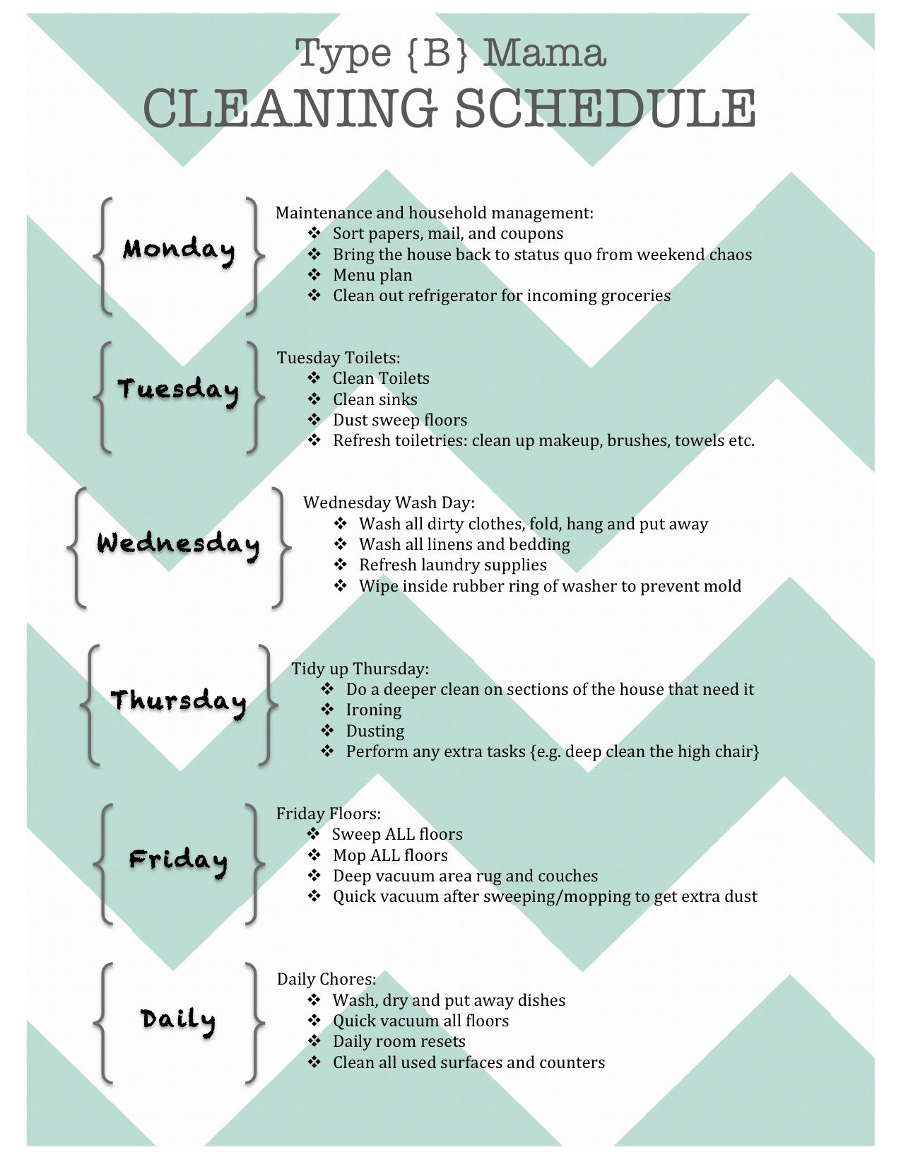 example of roommate cleaning schedule template