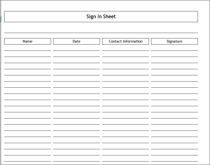 example of sign in sheet template