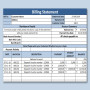 EXCEL of Billing Statement