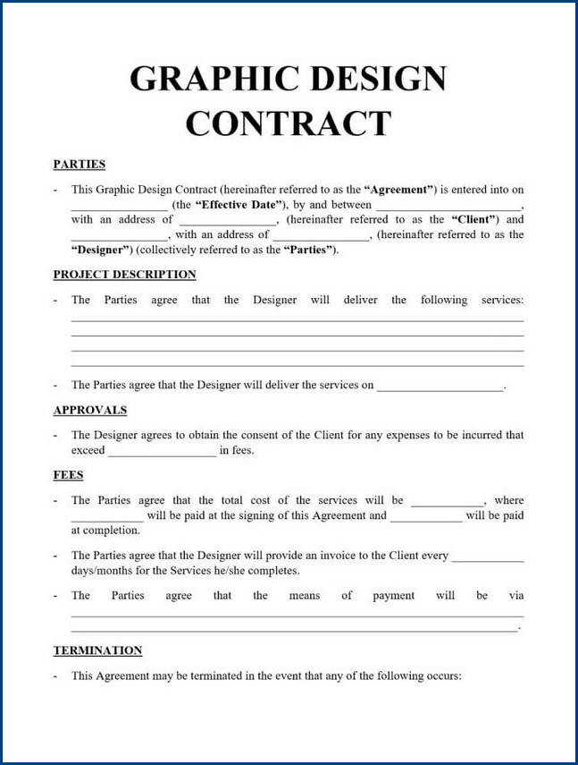 freelance graphic design contract template example freelance graphic design contract template example