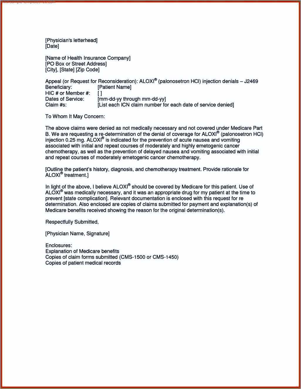 insurance company appeal letter template sample insurance company appeal letter template sample
