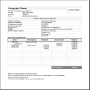 Monthly Billing Invoice Statement for EXCEL