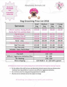 old english sheepdog grooming price