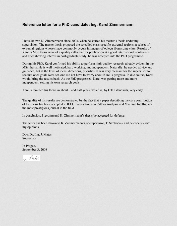 recommendation letter template for graduate school sample