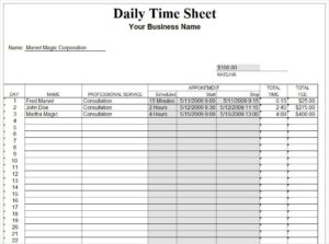 Timesheet Day Rocks Free Printable Daily Timesheet Template