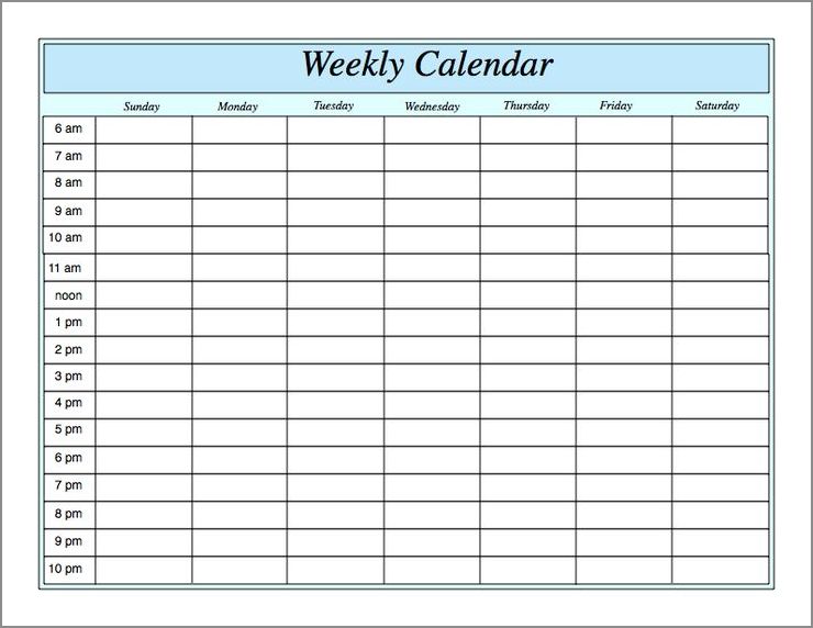 sample of weekly schedule template with hours sample of weekly schedule template with hours