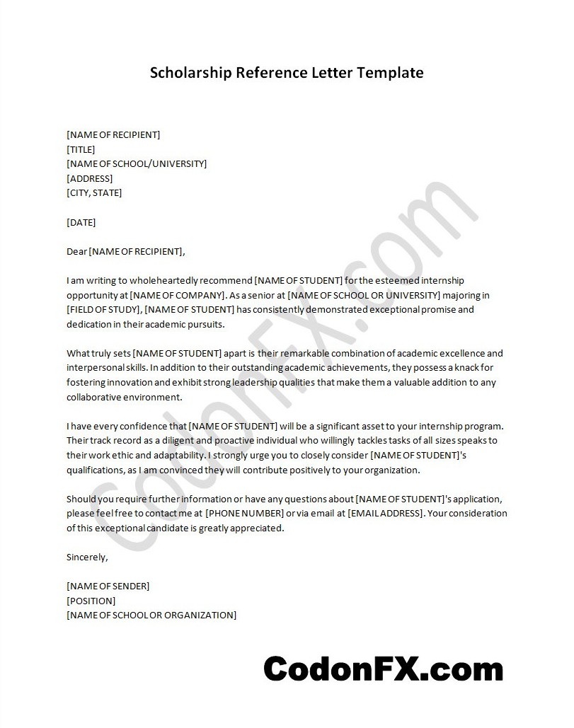 Responsive and adaptable scholarship reference letter template design for various devices
