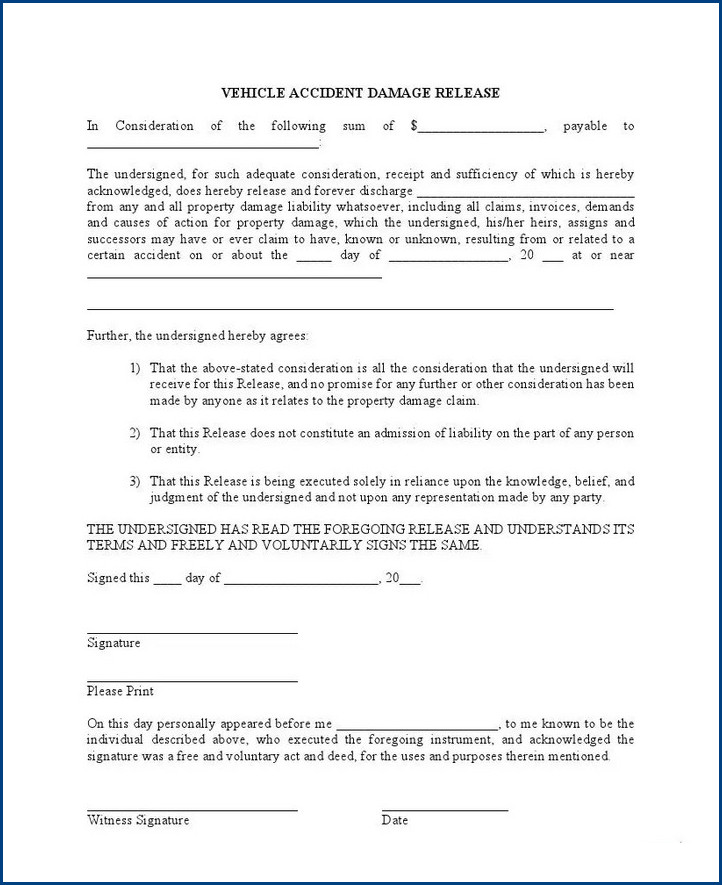 settlement letter template for car accident sample