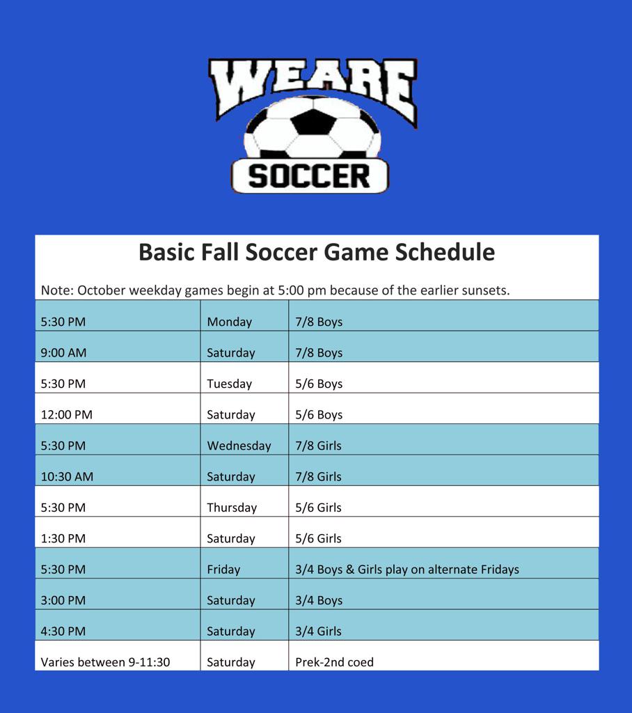 soccer practice schedule template