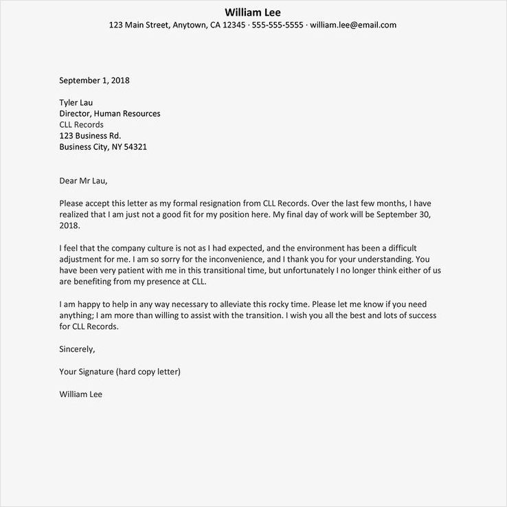toxic work environment resignation letter template