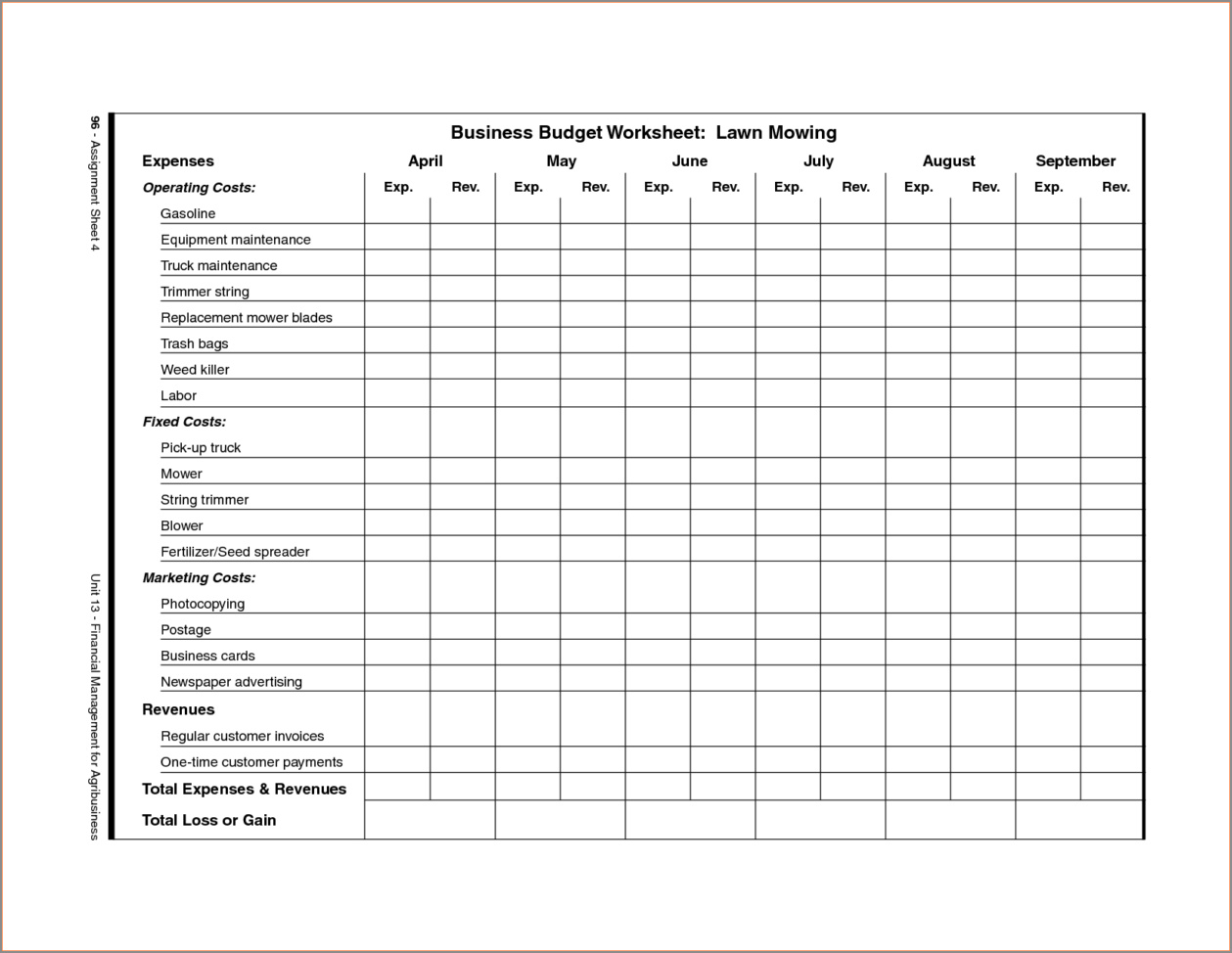 weekly lawn mowing schedule template